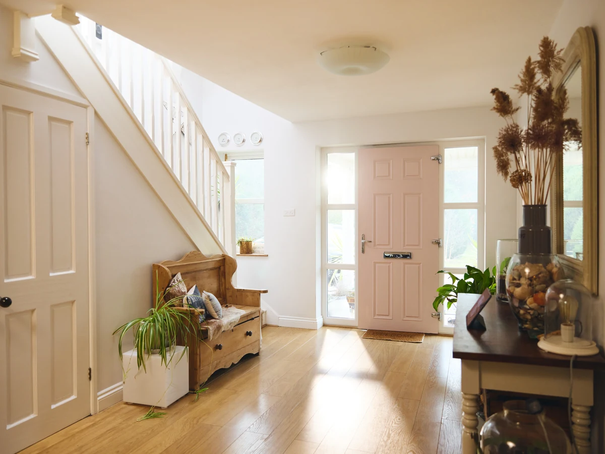 Front door painting service by Cotswolds Decorators in the Cotswolds